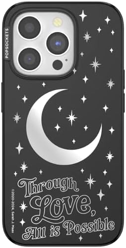 PopSockets iPhone 15 Pro Phone Case with MagSafe- All is Possible | Magnetic, Wireless Charging, Camera & Drop Protection, Acotar, Throne, Glass, Sarah, Bookish