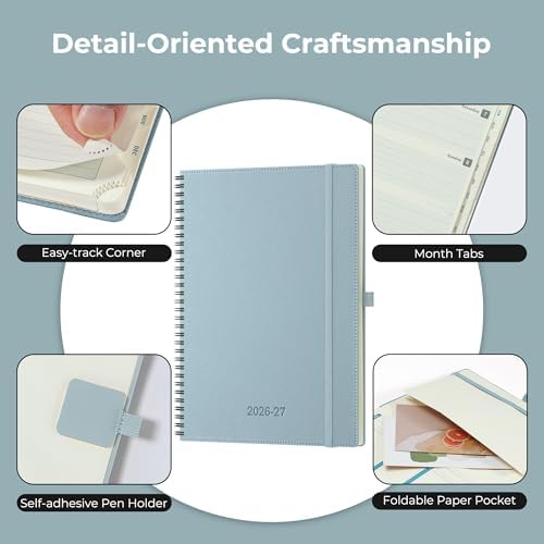 Planner 2026-2027 Daily Daily Weekly and Monthly,11.5"x8.5"