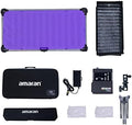 US Stock Aputure amaran F21c RGBWW LED Mat (V-Mount, 2 x 1') with Honeycomb Grid, Bi-Color 2500K to 7500K