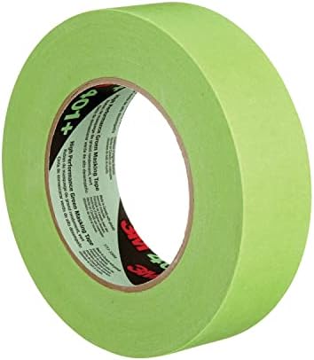 3M High Performance Green Masking Tape 401+, 36 mm x 55 m, 16 Rolls/Case