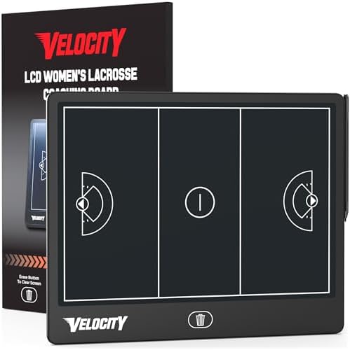 Velocity - Women's Lacrosse LCD Coaching Board - Black