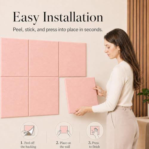 Felt Bulletin Board Tiles, Large Cork Board Alternative,24 x 36 in