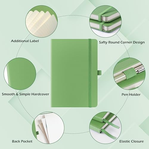 Ruled Notebook/Journal - Classic Lined Journal/Notebook, 5.3'' x 8.26''