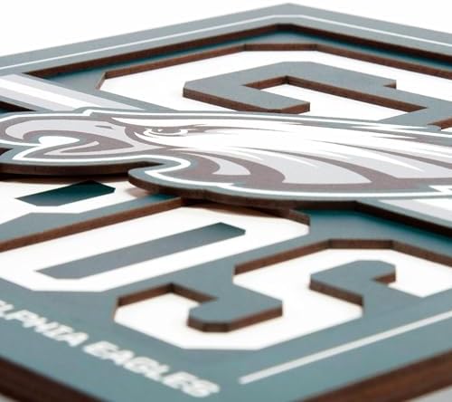 YouTheFan NFL Philadelphia Eagles Slogan Series 3D Wall Art