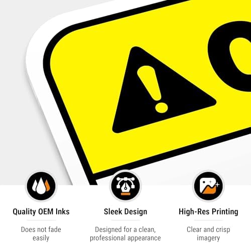 Hard-Hat and Safety Vest Required Sign, ANSI Caution Sign,