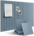 Fluxynara 36" x 24" Large Felt Bulletin Board, Dusty Blue