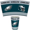 FANMATS 34730 NFL - Philadelphia Eagles Wastebasket | Dark Green | 15"x10.5"x10.5" | Primary Logo, Helmet, & Wordmark