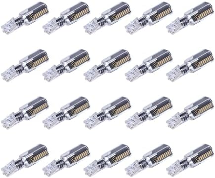 (Value Pack of 20 360° Phone Cord Detangler Landline Telephone Extended Rotating Black