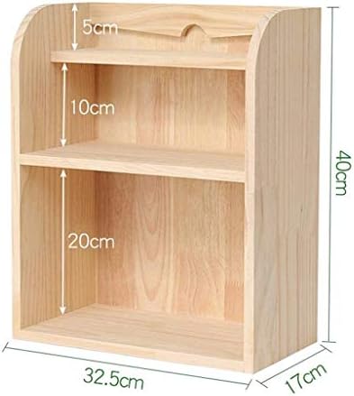 Adjustable Wood Display Shelf Bookcase Office Supplies Desk Organizer Storage Rack | Birthday Gifts - Toy - Home Decor
