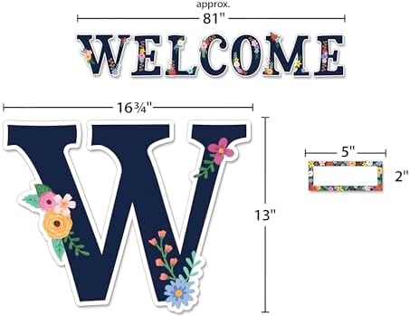 Teacher Created Resources Wildflowers Welcome Bulletin Board (TCR6695)