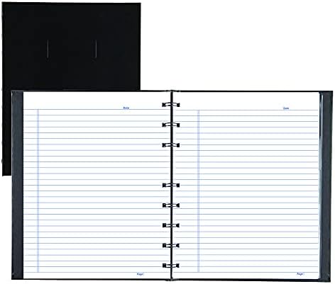 Blueline Notepro Composition Notebook, Black, 9.25 x 7.25 inches, 192 Ruled Pages (A9C.81) - (Pack of 5)
