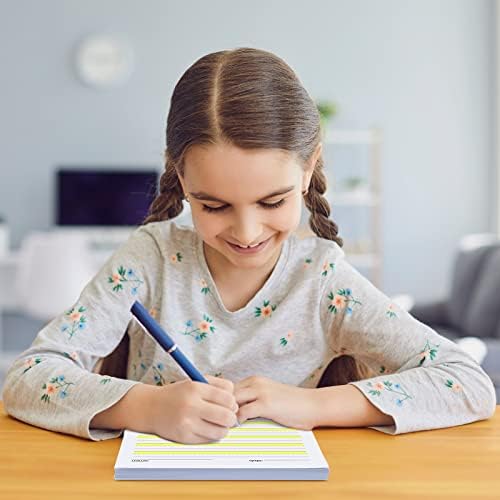 Eaasty 400 Sheets Write Beginner Paper Level 1 Lines & Highlighted,Style 1