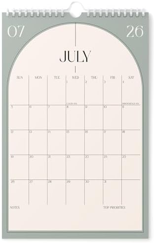 Karto Wall Calendar 2026-2027 11x17 in - Boho Modern