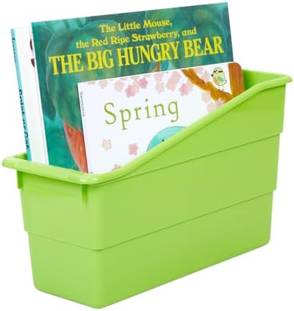 Really Good Stuff Durable Book & Binder Holder, 5-Pack, Bright Neon Colors