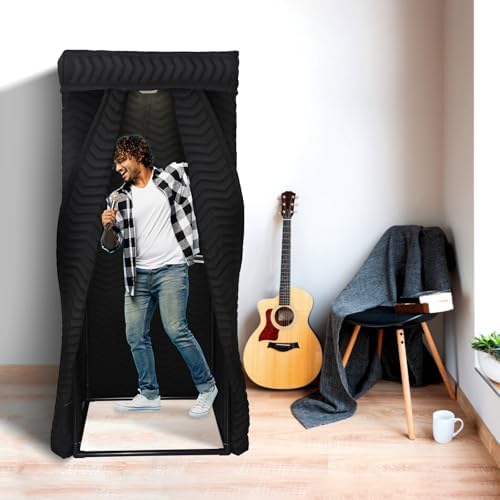 Portable Vocal Booth for Recording, Sound Booth for Home Studio