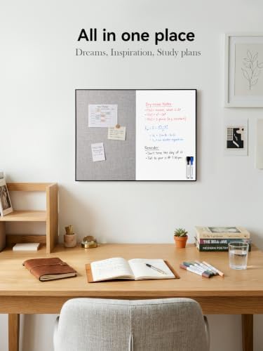 ARCOBIS Cork Board White Board Combo