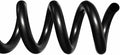 12mm (15/32 in.) Spiral Binding Coils for Reports, Presentations and Proposals | 4:1 Pitch | 12 in. Length | Black | 92 Sheets Binding Capacity | 100 Pack
