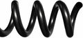6mm (1/4 in.) Spiral Binding Coils for Reports, Presentations and Proposals | 4:1 Pitch | 12 in. Length | Black | 30 Sheets Binding Capacity | 100 Pack