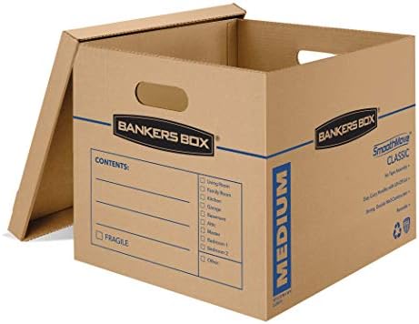 Bankers Box 20-Pack Medium Classic Moving Boxes with Reinforced Handles