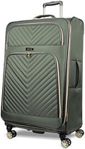 Kenneth Cole REACTION Chelsea Chevron Quilted Luggage, Olive, 28-Inch Checked