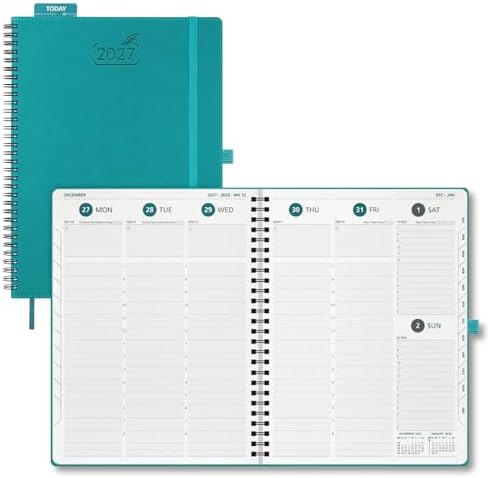 BEZEND 2027 Planner Weekly and Monthly, Daily Calendar Book, Large 8.5"x11"