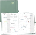 POPRUN Monthly Planner 2026-2027, Large-8" x 10", 18 Month Calendar Book