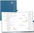 POPRUN Monthly Planner 2026-2027, Large-8" x 10", 18 Month Calendar Book