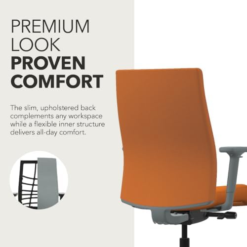 HON Ignition 2.0 Ergonomic Office Chair, Lumbar Support, Apricot