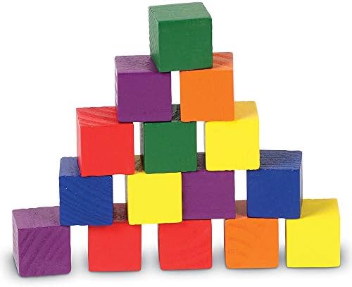 Learning Resources Wooden Color Cubes