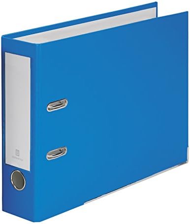 2-Ring Premium Binder for Top-Punched Paper - Ocean Blue, by Bindertek | Top-Opening, 3" Spine Width, 525 Sheet Capacity, 2.5" Lever Arch Mechanism, Linen-Textured Covers, Steel Reinforced Edges