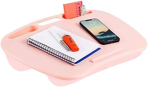 LAPGEAR MyDesk Lap Desk – Rose Quartz, Fits 15.6” Laptops