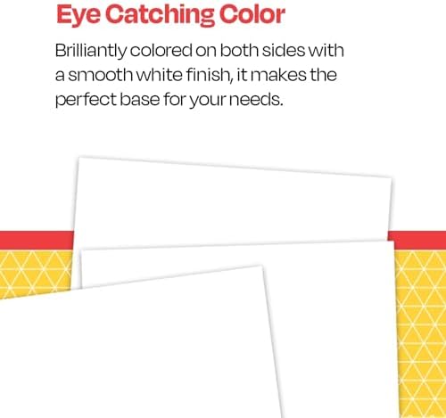School Smart Railroad Poster Board Paper, 22 x 28 Inches, 4-Ply, White, Pack of 25