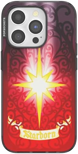 PopSockets iPhone 15 Pro Phone Case with MagSafe- Mirror Starborn | Magnetic, Wireless Charging, Camera & Drop Protection, Acotar, Throne, Glass, Sarah, Bookish