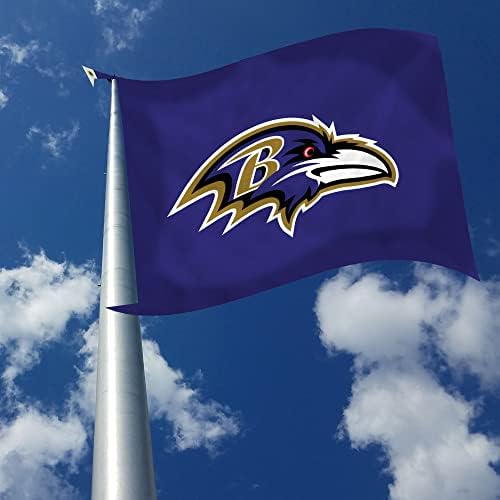 NFL Rico Industries Standard 3' x 5' Banner Flag Single Sided - Indoor or Outdoor - Home Décor
