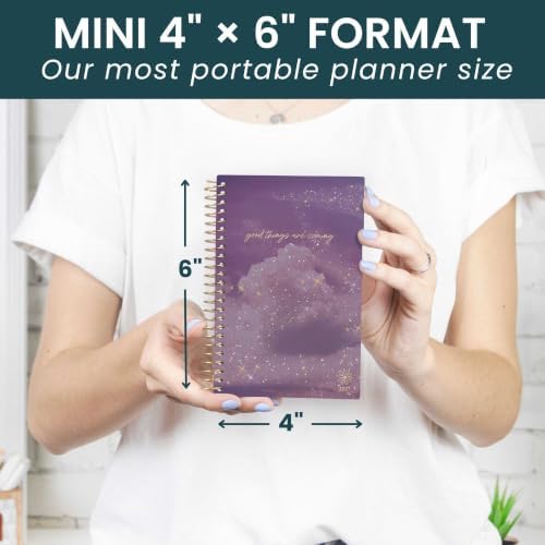 bloom daily planners 2027 Pocket Planner (January 2027 - December 2027) - 4” x 6” MINI Weekly Monthly Agenda Organizer & Calendar Year Book - Good Things Are Coming