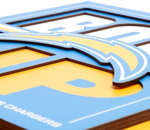YouTheFan NFL Los Angeles Chargers Slogan Series 3D Wall Art