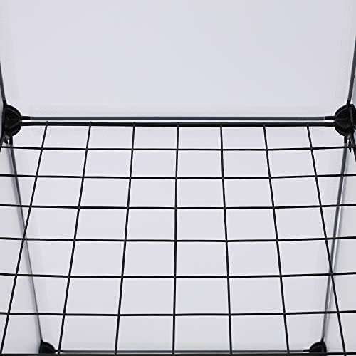 amopacorp 16-Cube Storage Shelf Cube Shelving Bookcase Bookshelf Organizing Closet Toy Organizer Cabinet White Color