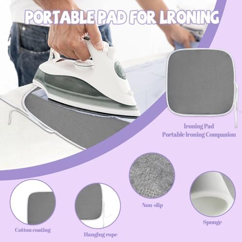 QUKLOGEN Sublimation Shirts Tool Kits with Portable mat for Ironing