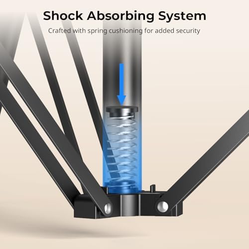SmallRig 9.2ft Light Stand Photography, Spring Cushioned Lighting Tripod