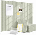 Large Felt Bulletin Board 12-Pack,48"x36" Cork Board,Sage Green