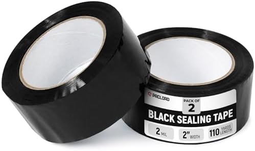 2" x 110 Yards Black Packing Tape
