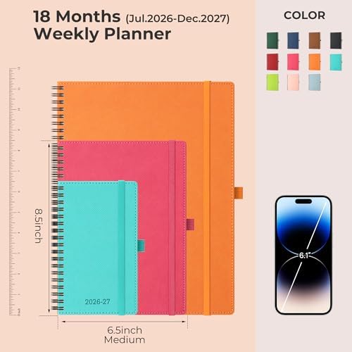 Planner 2026-2027 Daily Daily Weekly and Monthly,8.5"x6.5"