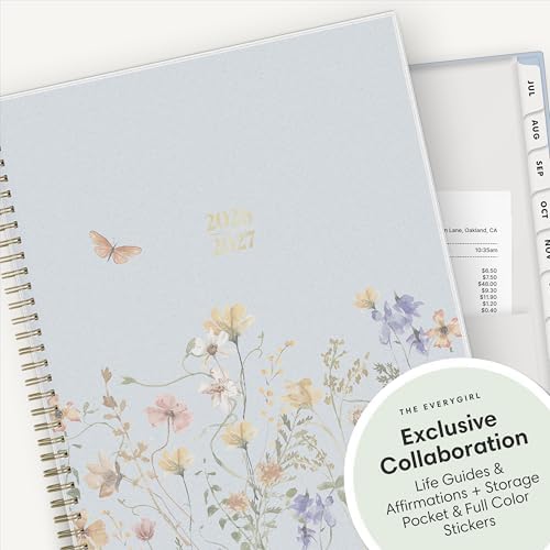 Blue Sky 2026-2027 Weekly & Monthly Academic Planner, 8.5"x11", Stratford