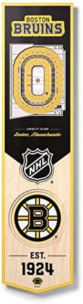 YouTheFan NHL Boston Bruins 3D 8 x 32 Stadium Banner