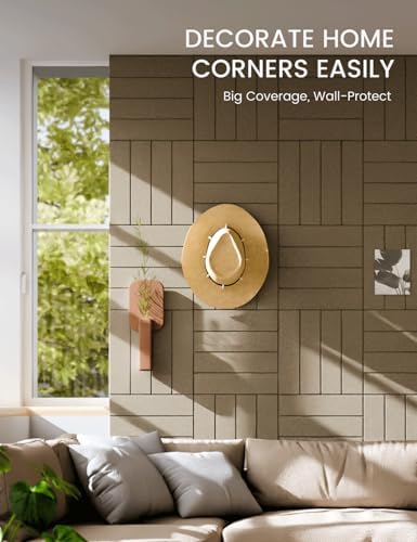Fluxynara Felt Bulletin Board & Cork Board Alternative, Earth Brown