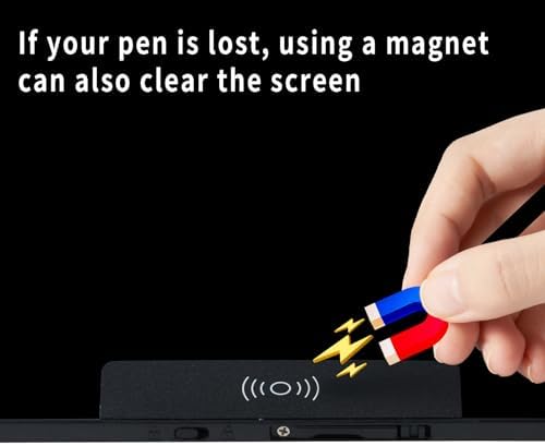 LCD Writing Tablet 14.3in, Bezel-Free, Ultra-Slim 0.75lb for Notes Drawing