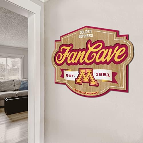 YouTheFan NCAA Officially-licensed FanCave 3D wall art - ready-to-hang, 3D multi-layered construction - floating wall mount design - Perfect fan gift