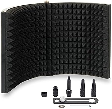 PRO Isolation Shield - Microphone Reflection Filter for Recording - Mic Studio Equipment