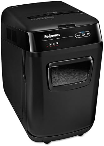 Fellowes AutoMax 200C Cross-Cut Auto Feed 2-in-1 Office Shredder with Auto Feed 200-Sheet Capacity (4653501)