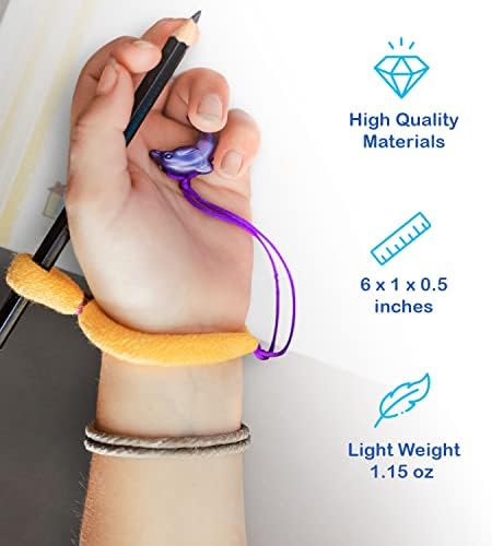 The Original OT Invented & Patented HandiWriter, Hand Made in the USA, Handwriting Aid for a Proper Tripod Grip, Finger Position & Better Penmanship. Great for All Kids Kindergarten Age & Up (2 Pack)